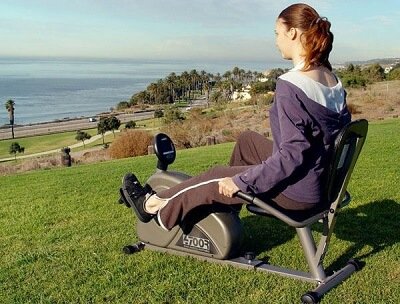 Get fit by using Recumbent exercise bike